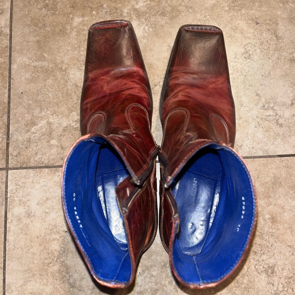 Mark Nanson Leather Distressed Dragon boots